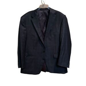 Lauren Ralph Lauren Men's Lord Taylor Wool 46R Two Button Sport Coat Blazer Gray